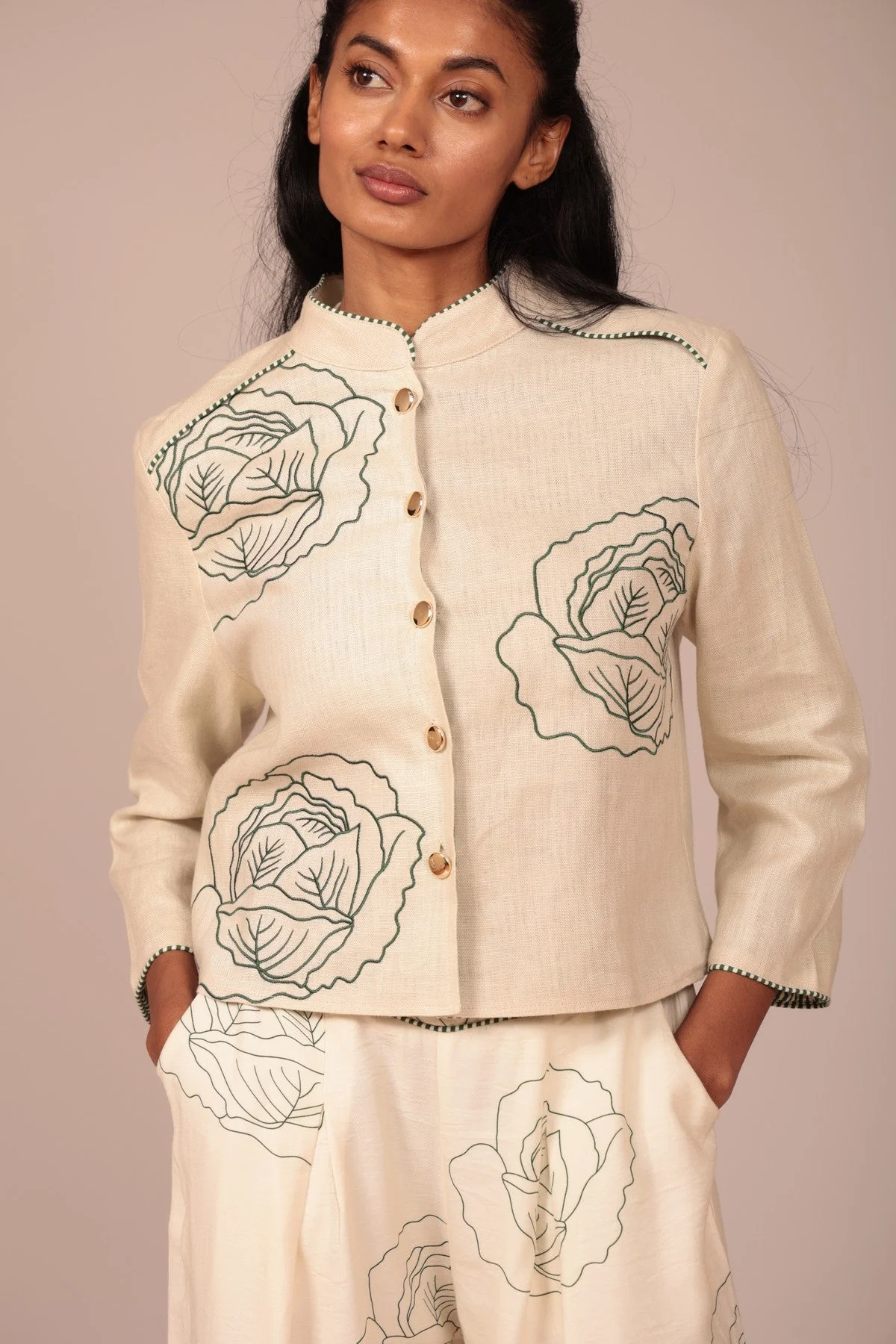 CHAQUETA GREEN REVERIE LE3 - Image 2