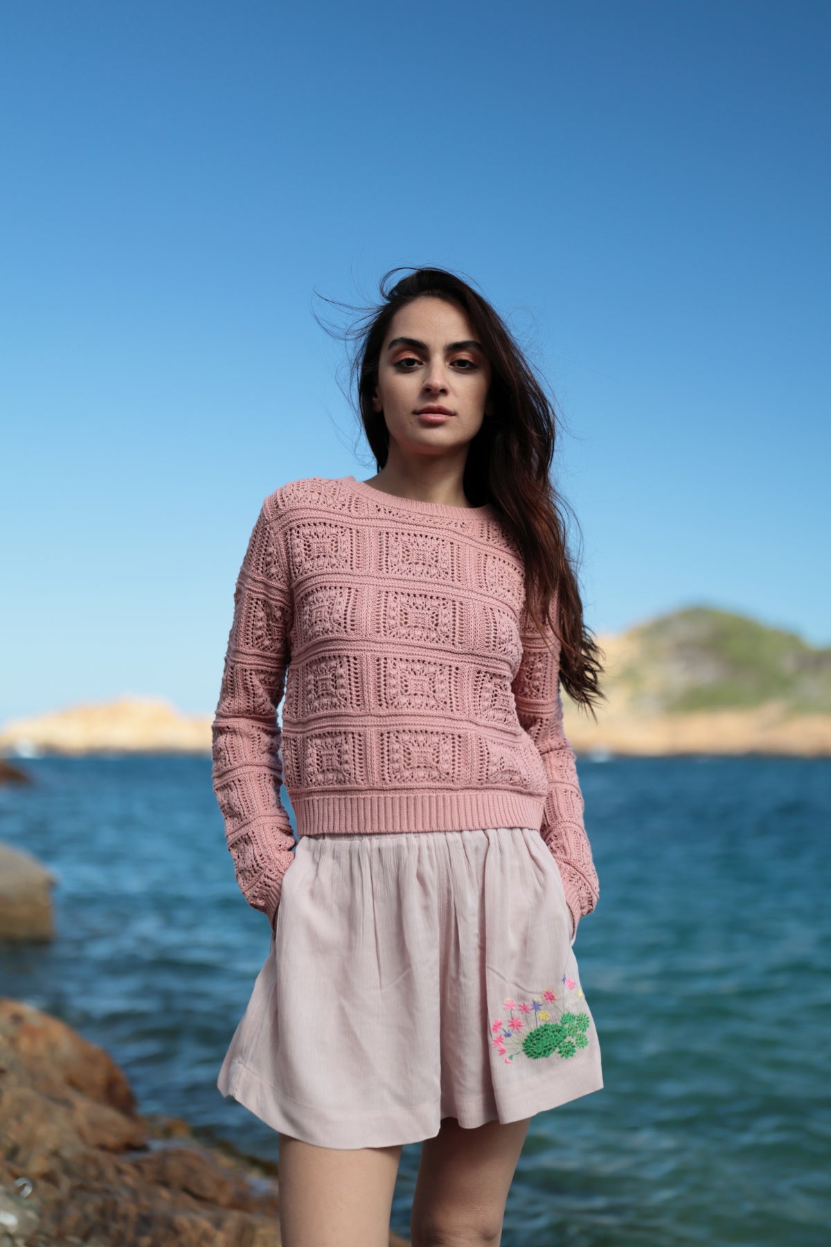 Short bordado Nopal CA102