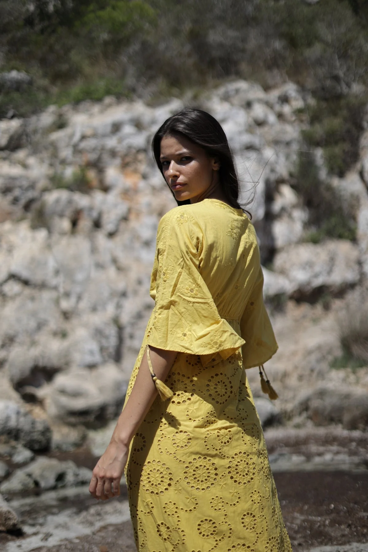 Vestido bordado Claudia AM310 - Image 3