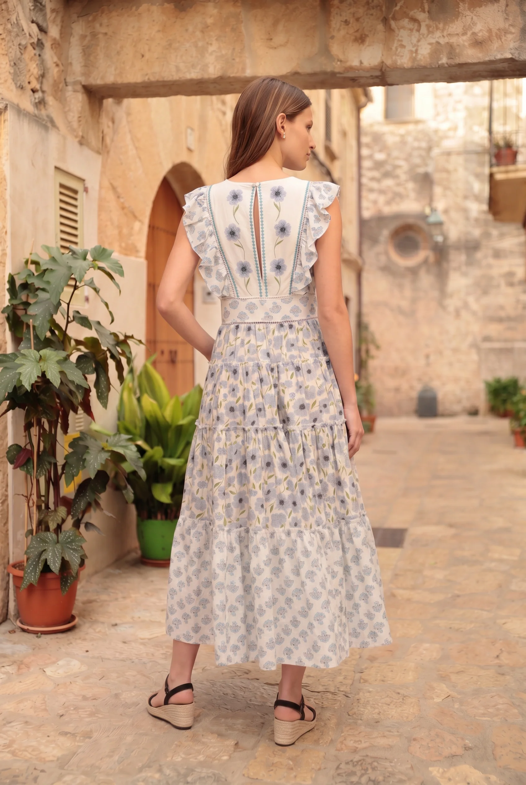 VESTIDO SIN MANGAS ATENEA FL139 - Image 4